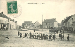 78 CHATEAUFORT. La Place Boucherie Caribaux Vers 1909 - Altri & Non Classificati