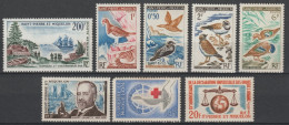 1963 - SPM - ANNEE COMPLETE AVEC POSTE AERIENNE * MLH - COTE = 74.2 EUR. - Full Years