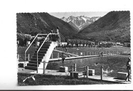 CPA PHOTO DPT 31 LUCHON LA PISCINE - Luchon