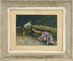 CELSO LAGAR (1891Ciudad Rodrigo España-1966Sevilla)Corrida De Toros (Modigliani Spanish Expressionist Art école De Paris - Estampas