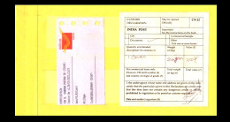 Indien / India: 'Barfreimachungs-Label [221001 Vārāṇasī, Hanuman Ghat Road], 2022' / 'Cash Payment Label', R-Brief - Covers & Documents