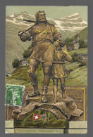 Telldenkmal / Monument Tell. Carte Couleur Gaufrée Circulée En 1909 (9973) - Altdorf
