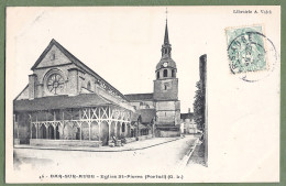 CPA - AUBE - BAR SUR AUBE - ÉGLISE SAINT PIERRE (Portail) -  Petite Animation - Bar-sur-Aube