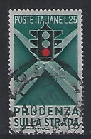 Italy 1957  Sicherheit Im Strassenverkehr (o) Mi.991 - 1946-60: Usati