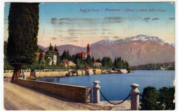 LAGO DI COMO - TREMEZZO - CHIESA E VEDUTA DELLA GRIGNA - 1938 - Vedi Retro - Formato Piccolo - Como