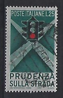 Italy 1957  Sicherheit Im Strassenverkehr (o) Mi.991 - 1946-60: Gebraucht
