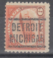 USA Precancel Vorausentwertungen Preo Bureau Michigan, Detroit C1-204, Classic Catalogue $10,00 - Precancels