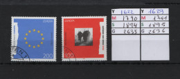 PRIX F. Obl 1622  1623 YT 1790 1791 MIC 1894 1895 SCO 2635 2636 GIB Europa Paix Et Liberté 1995 199575/12 - Used Stamps