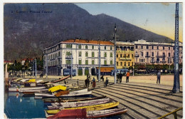 COMO - PIAZZA CAVOUR - 1924 - Vedi Retro - Formato Piccolo - Como