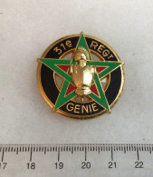 FRANCE GENIE MILITAIRE Insigne 31° Régiment Du Génie - 1939-45