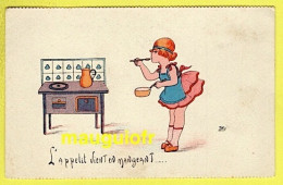 ILLUSTRATEUR / SKY / LA PETITE CUISINIÈRE - "L'APPÉTIT VIENT EN MANGEANT ... " / 1928 - Sonstige & Ohne Zuordnung