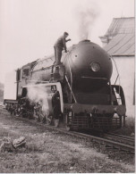 INDIA - RPPC Hand Titled 1957 Class WP - Huge Railway Engine - Trains