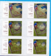 T- Coupe Du Monde De Rugby - (adhésif ) - Multiples - - Unused Stamps