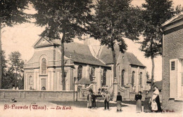 P134 SINT-PAUWELS : De Kerk, Animatie, Ongedeelde Rugzijde - Sint-Gillis-Waas