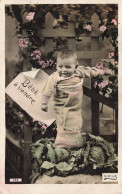 FANTAISIES - Bébés - Bébé à Vendre - Fleurs - Colorisé - Carte Postale Ancienne - Bébés