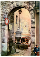 CPSM GF 06 - VENCE (Alpes Maritimes) - Porte Et Fontaine Du Peyra - Vence