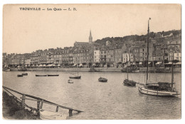 CPA 14 - TROUVILLE (Calvados) - Les Quais - L. D. - Trouville