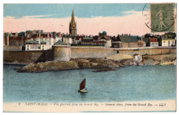 CPA 35 - SAINT MALO (Ille Et Vilaine) - 8. Vue Générale Prise Du Grand Bey - LL - Saint Malo