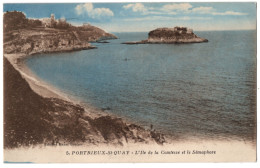 CPA 22 - SAINT QUAY PORTRIEUX (Côtes D'Armor) - 5. L'Ile De La Comtesse Et Le Sémaphore - Saint-Quay-Portrieux