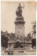 CPA 69 - LYON (Rhone) - 29. Monument De La République. Place Carnot - Ed. Carrier - Lyon 2