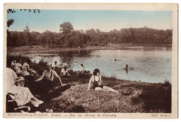 CPA 89 - SAINT SAUVEUR EN PUISAYE (Yonne) - Vue De L'Etang De Chassaing (animée) - Ed. Bergery - Saint Sauveur En Puisaye