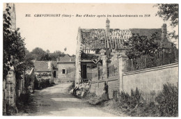 CPA 60 - CHEVINCOURT (Oise) -  233. Rue D'Enfer Après Les Bombardements En 1918 - TBE - Andere & Zonder Classificatie