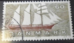 DANEMARK -  Goélette Thuroe Avec Topgallant - Used Stamps