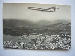 Avion / Airplane / AIR FRANCE / Caravelle / Seen Over Geneva - 1946-....: Era Moderna
