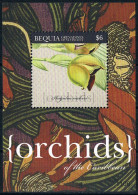 Bloc Sheet Fleurs Orchidées Flowers Orchids  Neuf  MNH **  Bequia 2011 - Orchidées