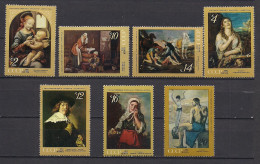 Russia USSR 1971 Foreign Paintings In Russian Museums. Mi 3898-3904 - Ongebruikt