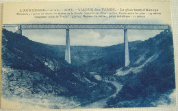 CPA 1910/1920 -  Viaduc Ferroviaire Des FADES  -  La Sioule, Volvic  - Comme NEUVE - Volvic