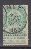 COB 56 Oblitération Centrale JUMET - 1893-1907 Wapenschild