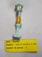 Kinder - Bob L'éponge Les Personnages, Octobre 2005 - Carlo - S 207 - Sans BPZ - Steckfiguren