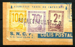 COLIS-POSTAUX - Petits Colis  2 + 18 + 23 - Sur Fragment - Annulés ROCHECHOUART-S.O. - TB - Used