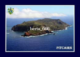 Pitcairn Island Aerial View New Postcard - Islas Pitcairn