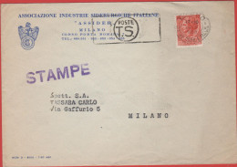ITALIA - Storia Postale Repubblica - 1958 - 10 Antica Moneta Siracusana (isolato) - STAMPE - Viaggiata Da Milano Per Mil - 1946-60: Marcofilie
