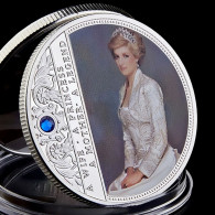 Pièce Médaille NEUVE Plaquée Argent - Lady Diana Princesse Diana - Other & Unclassified