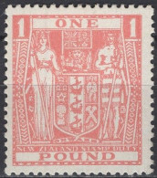 New Zealand - Revenue / Stamp Duty - 1 £ - Mi 41 - 1932 - Postal Fiscal Stamps