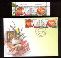 Moldova 2024 Holy Easter 2v**MNH Top + FDC - Moldova