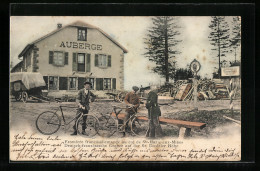 AK Herberge An Der Deutsch-französischen Grenze Auf Der St. Diedeler Höhe  - Douane