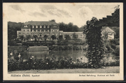 AK Mülheim /Ruhr, Kurhaus Mit Teich Und Schwänen  - Mülheim A. D. Ruhr