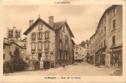 - Puy De Dôme -ref-B985- Cunlhat - Rue De La Poste - - Cunlhat