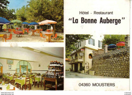 04 MOUSTIERS STE MARIE Vers Digne Ou Castellane Hôtel Restaurant LA BONNE AUBERGE Gérard Et Marie Thérèse FOURTINES - Digne