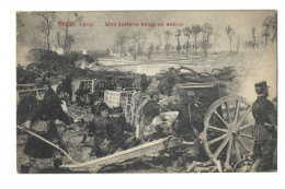 Yser.   1914.  Une Batterie Belge En Action. - Guerre 1914-18