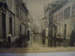 Inondations   1910   Rue Thiers - Montereau
