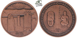 AC - ORKHON MONUMENT'S INSCRIPTIONS COMMEMORATIVE OXIDE BRONZE COIN  UNCIRCULATED TURKEY 2016 - Türkei