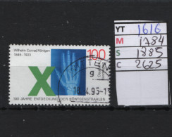 PRIX F. Obl  1616 YT 1784 MIC 1885 SCO 2625 GIB Rayon X Radiographie D'une Main  1995 75/12 - Used Stamps