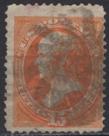 USA - Definitive - 15 C - Daniel Webster - Mi 43 / SC 163 - 1873 - Usados