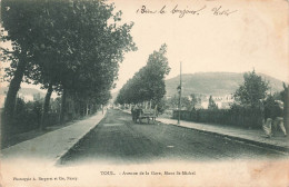 FRANCE - Toul - Avenue De La Gare - Mont Saint Michel - Animé - Carte Postale Ancienne - Toul