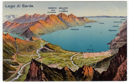 LAGO DI GARDA - GARGNANO - RIVA - TORBOLE - MALCESINE - CASTELLETTO,  ECC. BRESCIA - TRENTO - VERONA - Vedi Retro - F.p - Verona